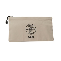 KLEIN TOOLS 5139 Bolsa con cierre relámpago, portaherramientas de lona de 32 cm × 18 cm × 2 cm