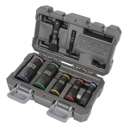 KLEIN TOOLS 66070 Juego de Dados de Impacto de 7 piezas Medidas: 3/8 x 7/16 1/2 x 9/16 5/8 x 11/16 3/4 x 13/16 y 7/8 x 15/16
