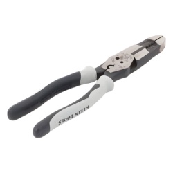 KLEIN TOOLS J215-8CR Pinza Hibrida con Ponchadora de 8". Pela Cable Solido de 10-14 AWG y Cable Trenzado de 12-16 AWG - Img 9