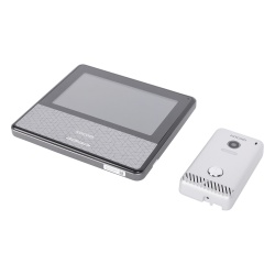 KOCOM KCVS701IP2WB KIT DE VIDEOPORTERO IP COLOR NEGRO / Apertura con app / Super elegante / Monitor WIFI / Alimentacion 110vca