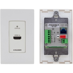 KRAMER WP-789T/US-D(W/B) Transmisor Wall Plate HDBaseT | 4K60 4:2:0 HDMI 2.0 | RS-232 e IR | PoE | 40 m (130 ft) |