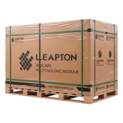 LEAPTON LP182*210M66NB620W/36PALLET Modulo Solar Bifacial / 620 W / Eficiencia 22.95% / 132 Celdas TOPCon / Doble Vidrio 30 mm / Resistencia Niebla Salina y Amoniaco