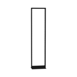 LINKEDPRO BY EPCOM EI-RL-5545-DR Rack de 2 Postes (Doble Perforacion) Estandar 19" 45 Unidades Fabricado en Acero Base "L" para Anclar a Piso.