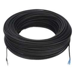 LINKEDPRO BY EPCOM LP-150-SCU Rollo de Fibra Optica Drop Redonda G657A2 Monomodo Simplex de 150 Metros (492.13 Pies) con Conectores SC/UPC-SC/UPC para Instalaciones Aereas Subterraneas o a la Intemper