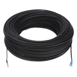 LINKEDPRO BY EPCOM LP-150-SCU Rollo de Fibra Optica Drop Redonda G657A2 Monomodo Simplex de 150 Metros (492.13 Pies) con Conectores SC/UPC-SC/UPC para Instalaciones Aereas Subterraneas o a la Intemper