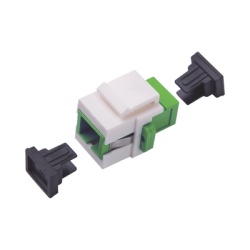 LINKEDPRO BY EPCOM LP-FO-AD-6150 Acoplador Keystone de Fibra Optica Monomodo SC/APC Simplex a SC/APC