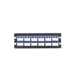 LINKEDPRO BY EPCOM LP-FO-LC-D12-SM Placa Acopladora para Distribuidor de Fibra Optica LP-ODF-8024 Incluye 12 Acopladores LC Duplex para Fibra Monomodo