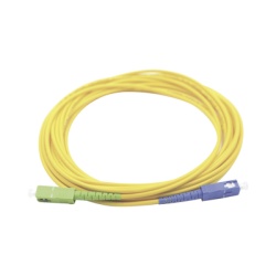 LINKEDPRO BY EPCOM LP-FO-SCU-SCA-01 Jumper de Fibra Optica Monomodo SC/UPC SC/APC Simplex Color Amarillo 1 Metro (3.28 Pies)