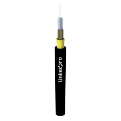 LINKEDPRO BY EPCOM LP-IOC-OM3-R-12 Cable de Fibra Optica Multimodo OM3 50/125 12 Hilos Interior/Exterior Tight Buffer 900µm OFNR Riser Dielectrica Precio Por Metro (Hasta 2000 Metros en Un Solo Tramo
