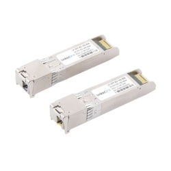 LINKEDPRO BY EPCOM LP-SFP-BD-10G-80 Transceptores Opticos Bidireccionales SFP+ (Mini-Gbic) / Monomodo 1490 & 1550 nm / 10 Gbps / 10GBASE-BX / Conector LC/UPC Simplex / DDM / Hasta 80 km / 2 Piezas