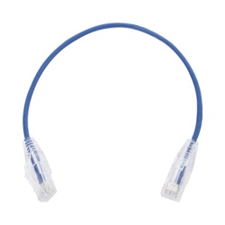 LINKEDPRO BY EPCOM LP-UT6-030-BU28 Cable de Parcheo Slim UTP Cat6 - 30 cm (11.81 Pulgadas) Azul Diametro Reducido (28 AWG)