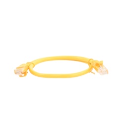 LINKEDPRO BY EPCOM LP-UT6-050-YE Cable de Parcheo UTP Cat6 - 0.5 Metros (1.64 Pies) - Amarillo