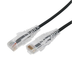 LINKEDPRO BY EPCOM LP-UT6A-700-BK28 Cable de Parcheo Slim UTP Cat6A - 7 Metros (22.97 Pies) Negro Diametro Reducido (28 AWG)