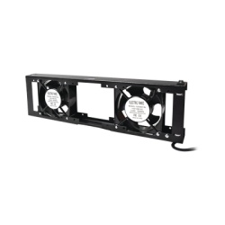 LINKEDPRO BY EPCOM LP-VENT-02 Kit de 2 Ventiladores 110 Vca (12 x 12 cm) con Clavija para Gabinete de Piso.