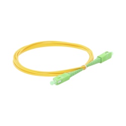 LINKEDPRO BY EPCOM LPSM2SCASCAS2 Jumper de Fibra Optica Monomodo SC/APC-SC/APC Simplex de 2 Metros (6.56 Pies) 2mm
