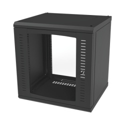 LINKEDPRO BY EPCOM SR-1912-GFP Gabinete para Montaje en Pared Cuerpo Fijo con 12 Unidades de Rack de 19in Puerta de Cristal Templado Fabricado en Acero