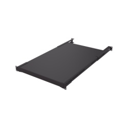 LINKEDPRO SCH-D70-1U Charola Rackeable de profundidad ajustable para Soportar Equipos en Rack de 19 in Doble Fijacion Color Negro 3U