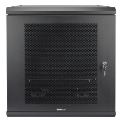 LINKEDPRO SR-19-12-GN3P Gabinete de Pared con Puerta Perforada 635mm de Profundidad 12U Rack de 19 in Acero Reforzado