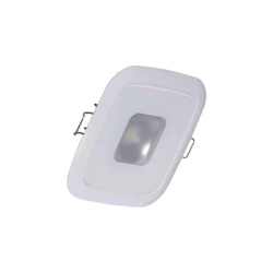LUMITEC 116128 Luz led marina Square Mirage emite luz color blanco con atenuacion rojo y azul de 380 lumenes para uso interior y exterior con grado de proteccion IP67.