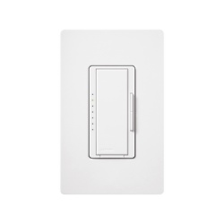 LUTRON ELECTRONICS MACL153MWH Atenuador de pared Maestro C.L para LED y CFL regulables de hasta 150 W o incandescentes y halogenos de 600 W 120 V unipolar 3 vias o multilocalizacion color blanco