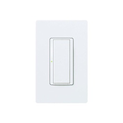 LUTRON ELECTRONICS MRF2-6ANS-WH Interruptor inalambrico Maestro Wireless de encendido/apagado 6 A en iluminacion y 3 A en motores (1/10 HP) 120 V compatible con controles Pico y sensores Radio Powr Sa