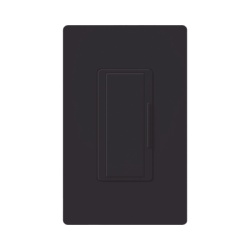 LUTRON ELECTRONICS RDRDBL Atenuador remoto de pared Maestro para control multilocacion de 3 y 4 vias 120 V complemento de atenuadores RadioRA 2 color negro