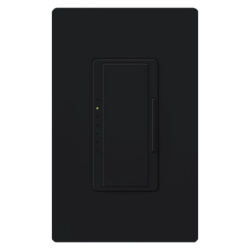 LUTRON ELECTRONICS RRDPROBL Atenuador PRO de pared fase seleccionable 250 W LED o 500 W incandescente/halogeno 120 V neutro opcional para RadioRA 2 RA2 Select y RadioRA 3 color negro