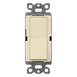 LUTRON ELECTRONICS SC4PSSD Apagador de cuatro vias linea Claro 15 A 120/277 V no atenuable color sand