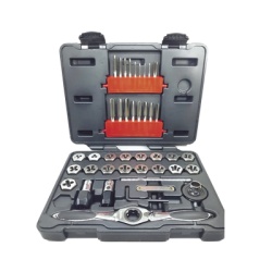 MAKITA B65838 Juego para Roscado Metrico Tarrajas y Machuelos 75 piezas