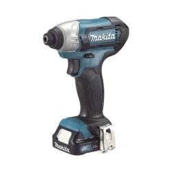 MAKITA TD1-10D-WYE Atornillador de Impacto entrada hexagonal de Â¼?. 2 baterias de 12v de 1.5 amperes y cargador.