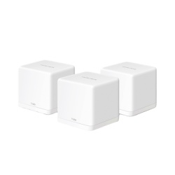 Mercusys H30G3PACK KIT de Sistema Inalambrico H30G Mesh / Doble banda 2.4GHz y 5GHz AC 1300Mbps / Doble puerto 10/100/1000 Mbps / Control via App / Roaming Continuo