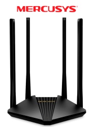 MERCUSYS MER3660003 MERCUSYS MR30G - Router inalambrico Gigabit AC1200 con doble banda 2.4 GHz y 5 GHz 2 puertos LAN Gigabit 1 puerto WAN Gigabit. Incluye tecnologia MU-MIMO y Beamforming 4 antena
