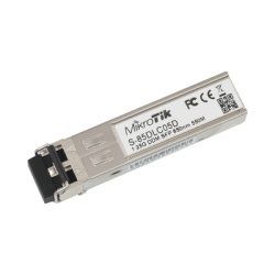 MIKROTIK S-85DLC05D Transceptor MiniGbic SFP 1.25G LC Duplex para fibra Multi Modo 550mts