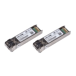 MIKROTIK XS+2733LC15D Kit de dos modulos GBIC 1.25G SFP 10G SFP+ y 25G SFP28. 15 km 1270nm + 1330nm.