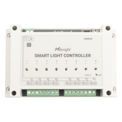 MILESIGHT WS558915MPNLN Controlador Inteligente de Iluminacion LoRaWAN / 8 Circuitos / Medicion de Energia / D2D Sin Gateway / Programacion Automatica