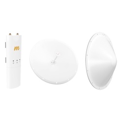 MIMOSA NETWORKS C5C-TXP-KIT Kit de radio C5C con Antena de 28dBi Frecuencia (4.9-6.5 GHz) para hasta 20 km Radomo PoE y Jumpers Incluidos