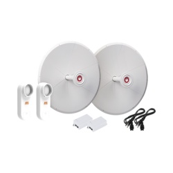 MIMOSA NETWORKS C5X-TXPD30-KIT Kit de 2 radios C5X con antenas TXPD30C5X (30 dBi) rango de frecuencia extendida (4.9 a 6.4 GHz) incluye inyector POE y cable de alimentacion