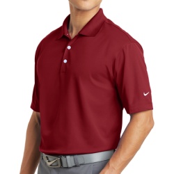 NIKE C373749S/R Playera Polo Dri-FIT color Rojo Obscuro para Hombre