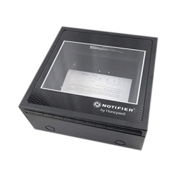 NOTIFIER ABS-2D Gabinete de montaje en superficie para anunciador NCA-2 y modulo de red NCM color negro