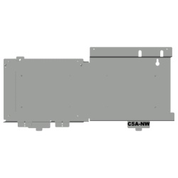 NOTIFIER C5A-M Chasis de 1 Fila para DVC-EM / para Panel N16X / Serie INSPIRE de NOTIFIER