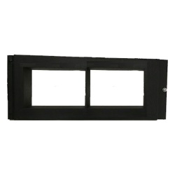 NOTIFIER DP-GDIS1 Placa de revestimiento para montar el anunciador grafico NCD de 10 pulgadas en la fila superior de gabinetes CAB-4 color negro