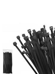 OEM OEM1650024 TCE LMG-SZS5X300N - Cincho de Nylon Color Negro Bolsa con 100 piezas Medida 4.6mm Ancho X 300mm Largo Certificacion UL 94V-2