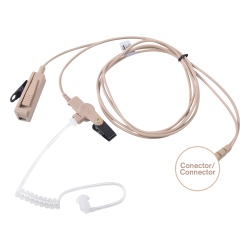 OTTO V1-10266 Kit de Microfono-Audifono profesional de 2 cables para KENWOOD NX-340/320/420 TK-3230/3000/3402/3312/3360/3170