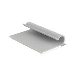 PANDUIT AJC25-A-C Clip Adhesivo Tipo J Para Cables de Hasta 6.4 mm de Diametro Uso Interior Color Gris Paquete de 100pz