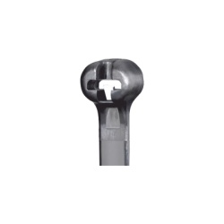 PANDUIT BT7LH-C0 Cincho de Nylon 6.6 Dome-TopÂ® Con Lengueta de Bloqueo de Acero Inoxidable 620 mm largo x 7mm ancho Color Negro Exterior Resistente a Rayos UV Paquete de 100pz