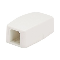 PANDUIT CBXQ1IW-A Caja de Montaje en Superficie Para 1 Modulo Mini-Com Color Blanco Mate