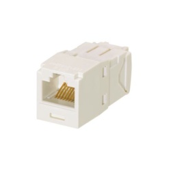 PANDUIT CJ688TGAW Conector Jack RJ45 Estilo TG Mini-Com Categoria 6 de 8 Posiciones y 8 Cables Color Blanco Artico