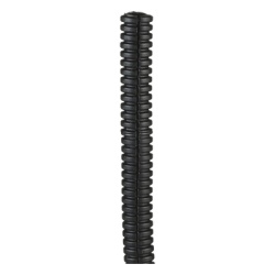 PANDUIT CLT38F-C20 Tubo Corrugado Abierto para Proteccion de Cables .38in (9.7 mm) de Diametro 30.5 m de Largo Color Negro