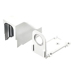PANDUIT DCEFXWH-X Accesorio Para Techo Falso/Entrada Con Conexion Tuberia 1/2 a 1 In Compatible con Canaletas LD3 LD5 y LD10 Color Blanco