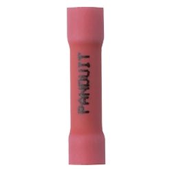 PANDUIT ESV18BX-L Conector de Empalme a Tope Para Cables de 22 a 18 AWG De Vinilo Aislado Color Rojo Paquete de 50 Piezas
